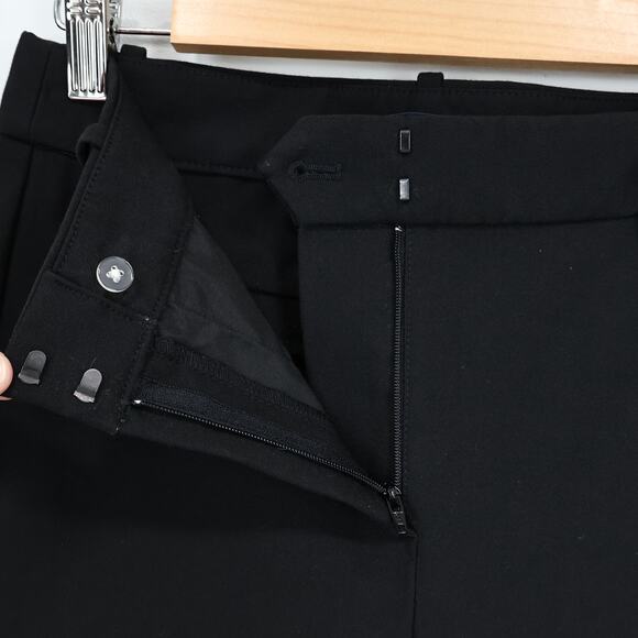 NWOT J.Crew Factory Slim Fit Full Length Trouser Dress Pant In Black Size 0 - Picture 5 of 8